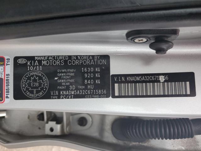 2012 KIA RIO LX