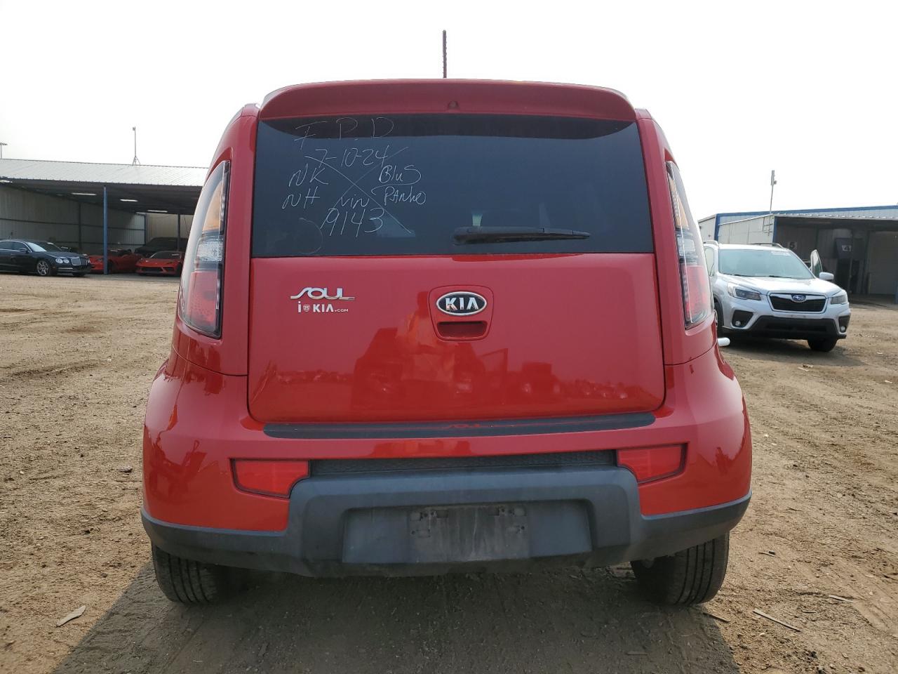 2010 Kia Soul + VIN: KNDJT2A28A7149143 Lot: 64158344