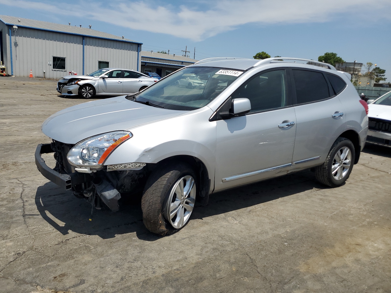 2013 Nissan Rogue S vin: JN8AS5MT7DW029616