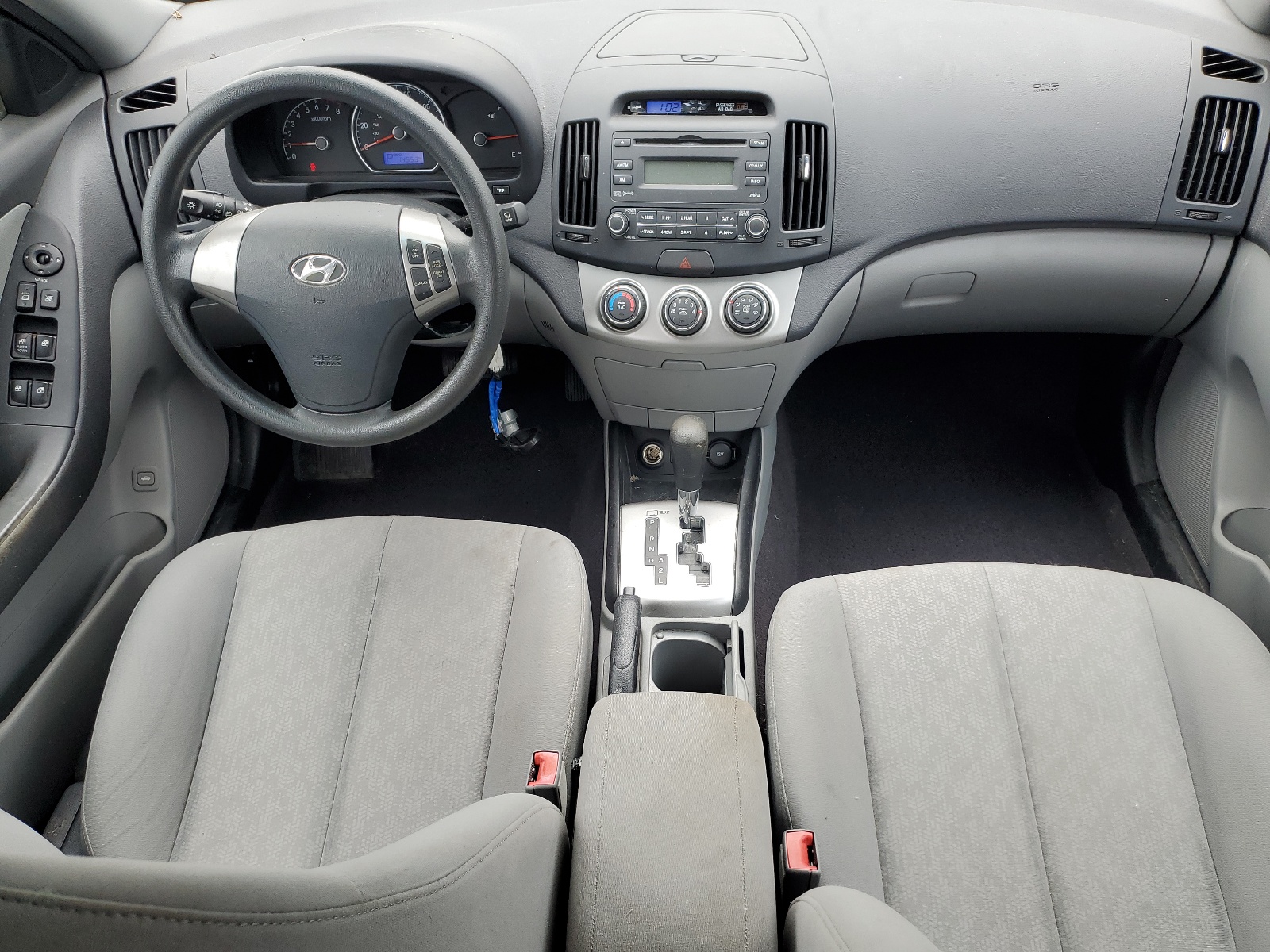 KMHDU4ADXAU181158 2010 Hyundai Elantra Blue