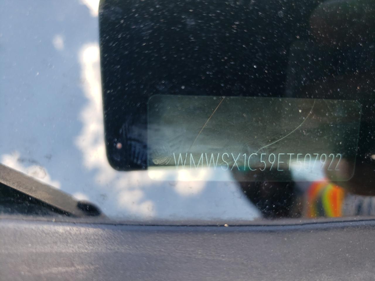 2014 Mini Cooper Coupe VIN: WMWSX1C59ET507922 Lot: 62615714