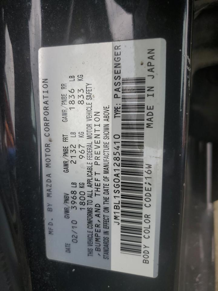 2010 Mazda 3 I VIN: JM1BL1SG0A1285410 Lot: 64935174