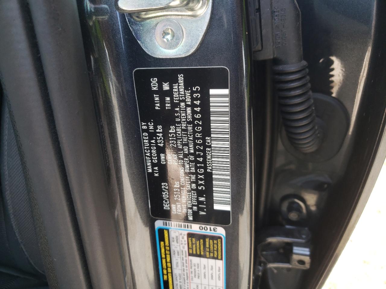 2024 Kia K5 Lxs VIN: 5XXG14J26RG264435 Lot: 65360234