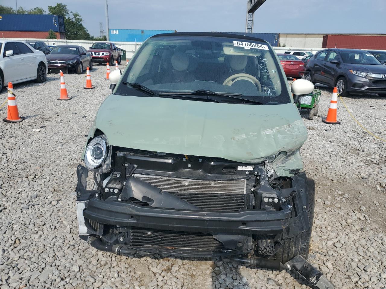 2019 Fiat 500 Lounge VIN: 3C3CFFEH6KT728087 Lot: 64156854