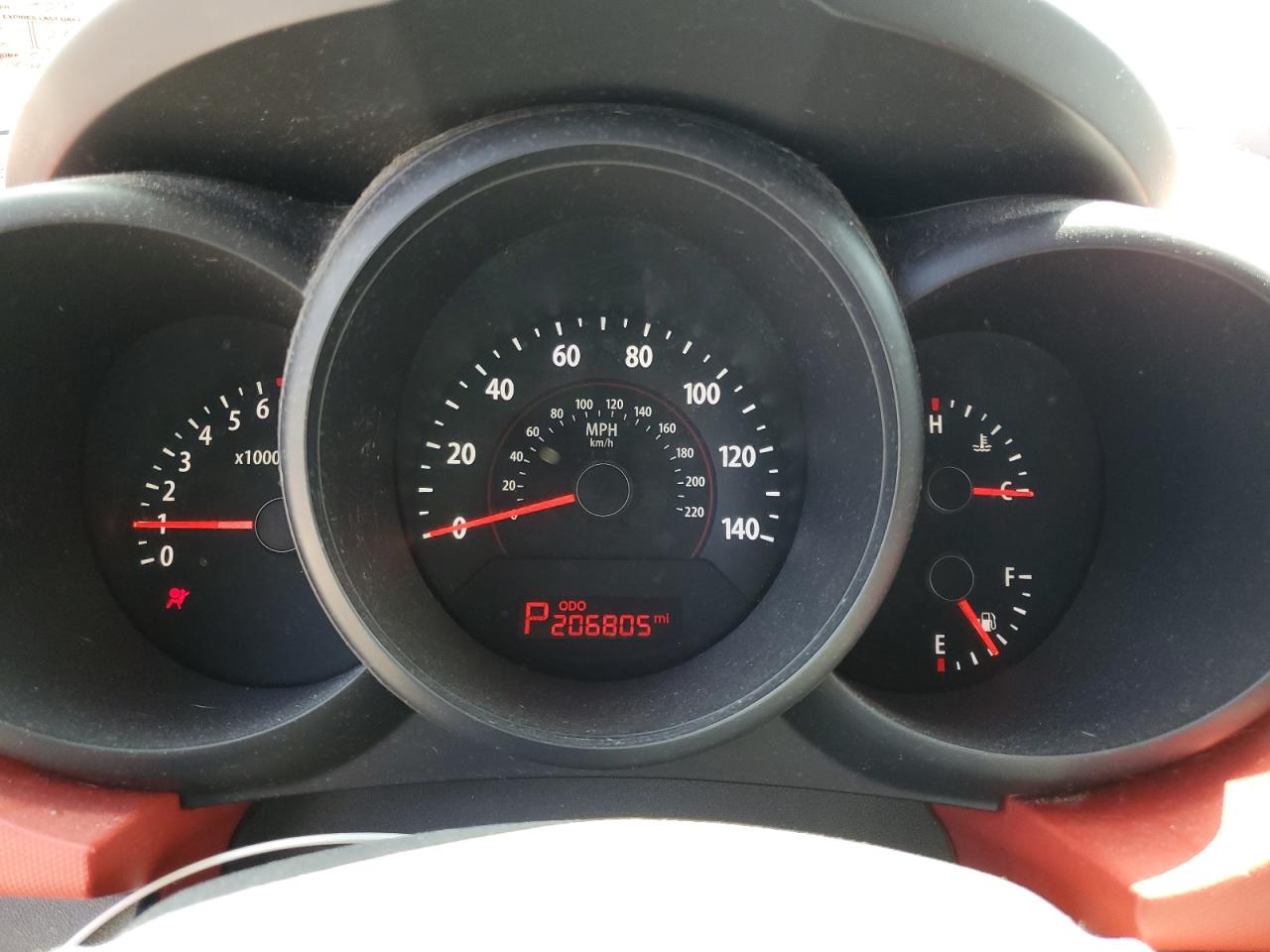 2010 Kia Soul + VIN: KNDJT2A29A7083833 Lot: 62286264