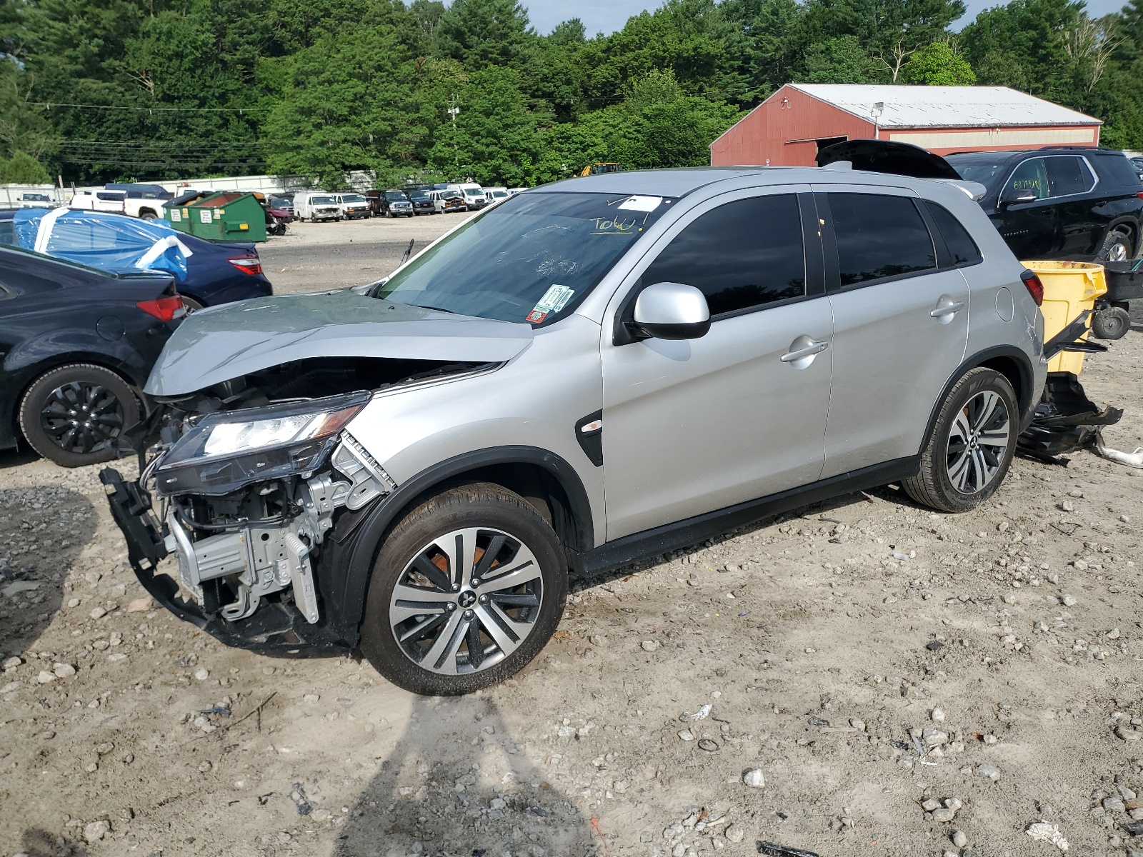 2022 Mitsubishi Outlander Sport Es vin: JA4ARUAUXNU002688