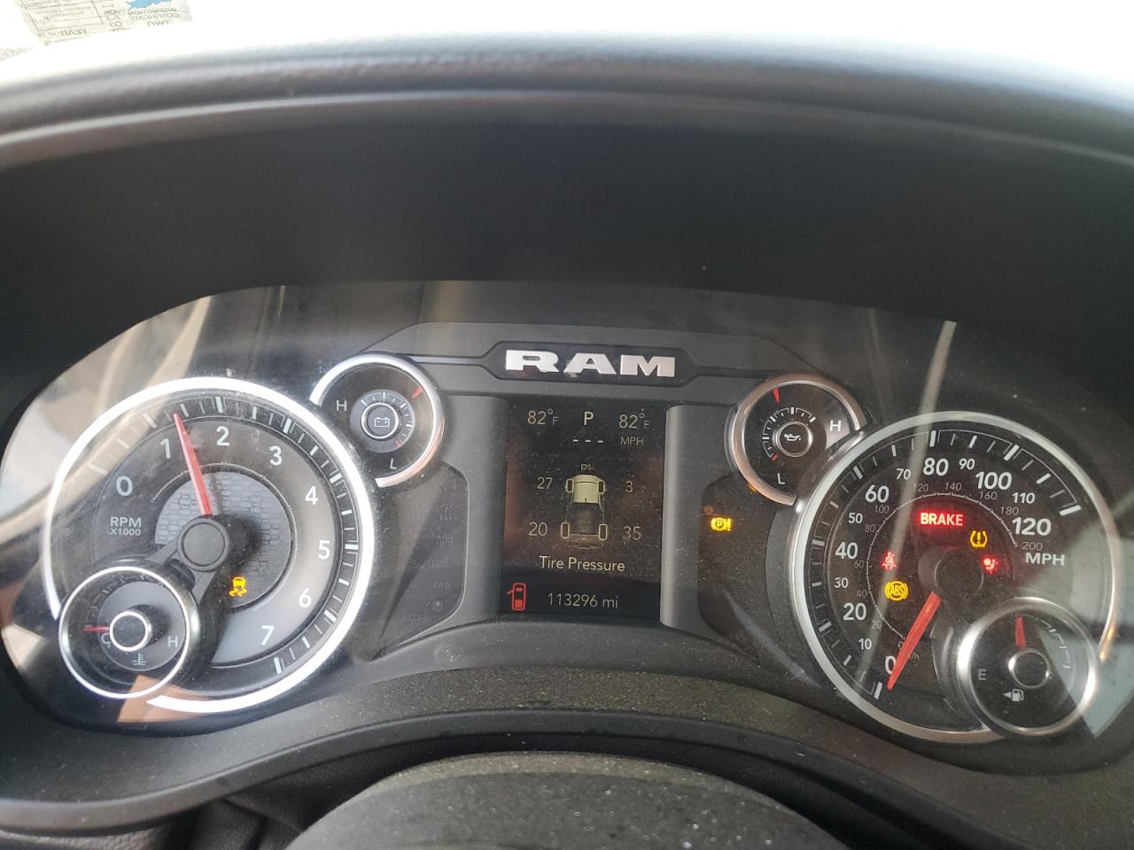 2019 Ram 1500 Big Horn/Lone Star VIN: 1C6RREFT4KN604367 Lot: 62445474