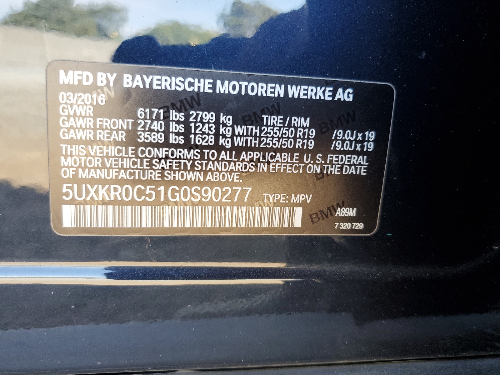 5UXKR0C51G0S90277 2016 BMW X5 xDrive35I