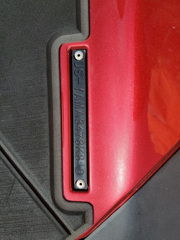 2019 Yamaha Vx Cruiser VIN: YAMA3478K819 Lot: 63508904