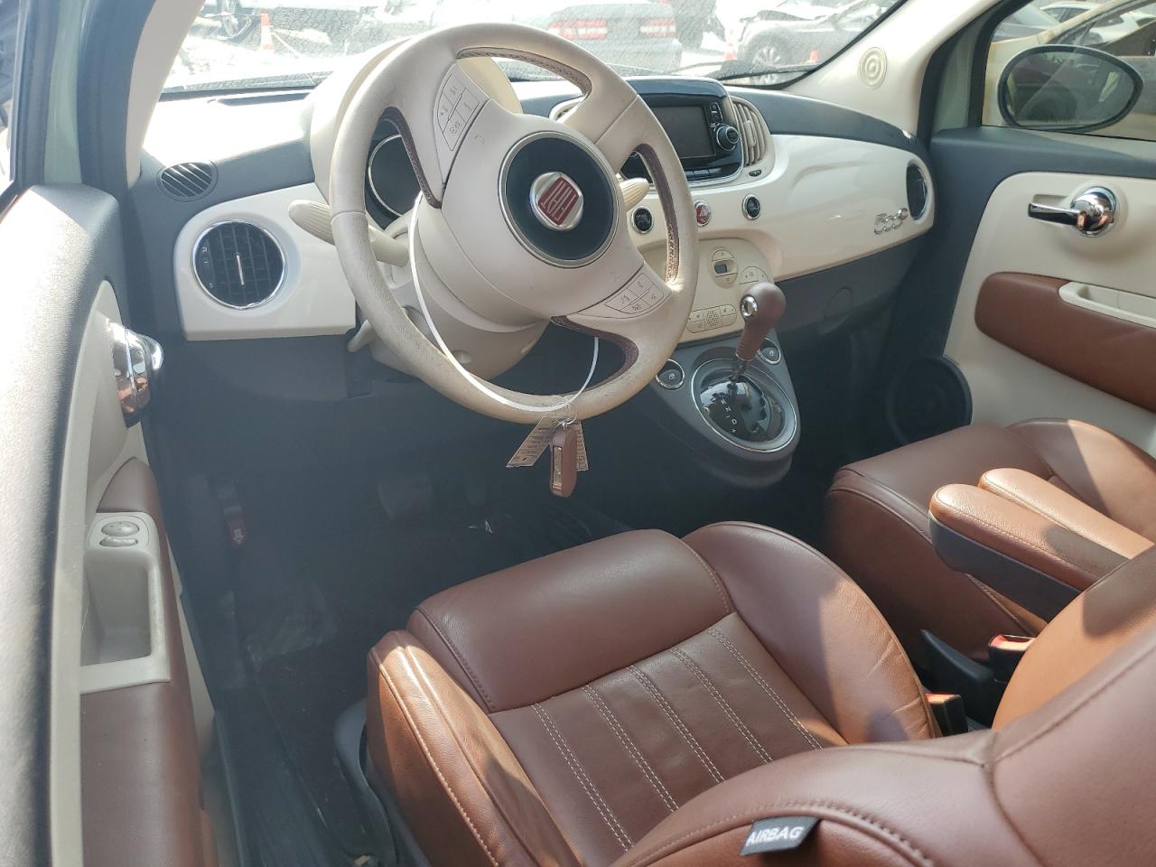2019 Fiat 500 Lounge VIN: 3C3CFFEH6KT728087 Lot: 64156854