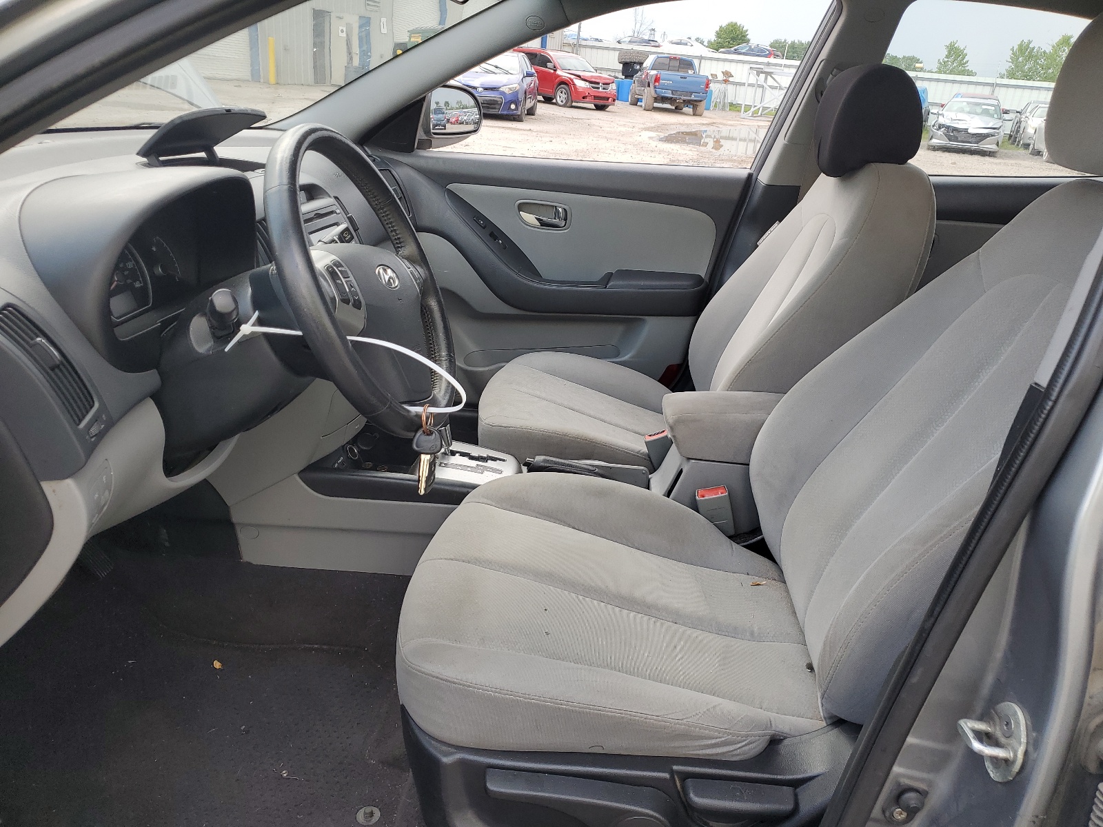 KMHDU4AD8AU836241 2010 Hyundai Elantra Blue