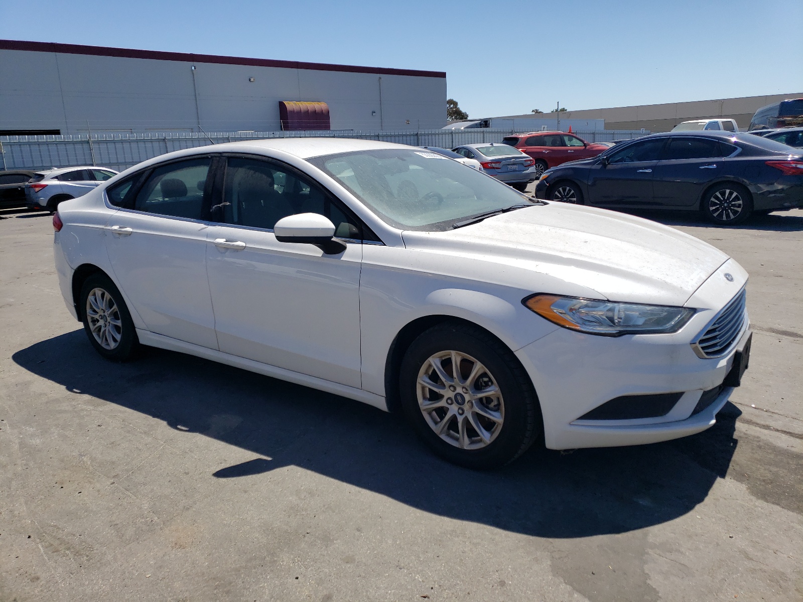 2017 Ford Fusion S vin: 3FA6P0G79HR110698