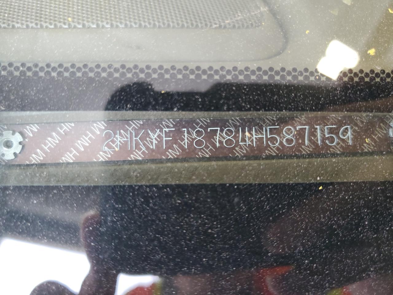 2004 Honda Pilot Exl VIN: 2HKYF18784H587159 Lot: 63094854