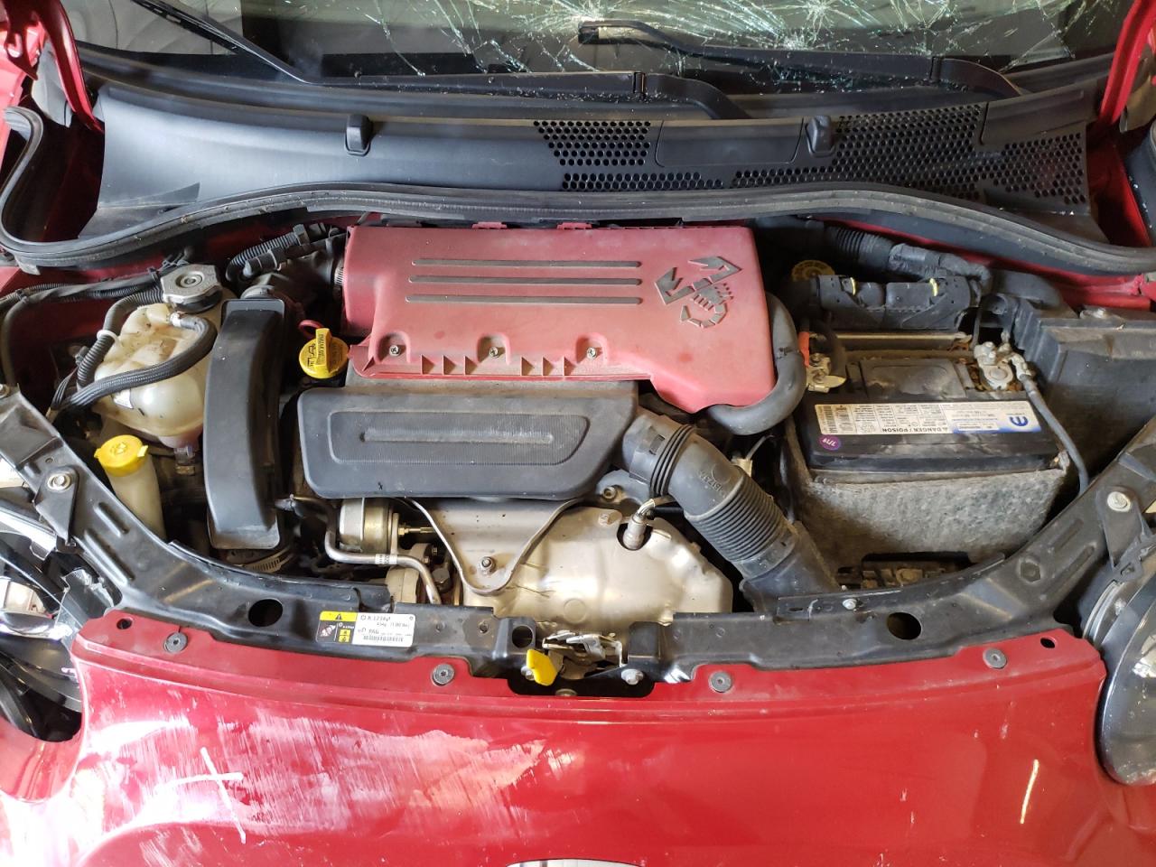 2019 Fiat 500 Abarth VIN: 3C3CFFFH6KT835283 Lot: 64875134