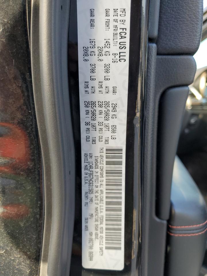 2017 Jeep Grand Cherokee Limited VIN: 1C4RJFBG7HC631565 Lot: 61266004