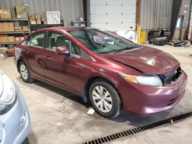  HONDA CIVIC 2012 Maroon