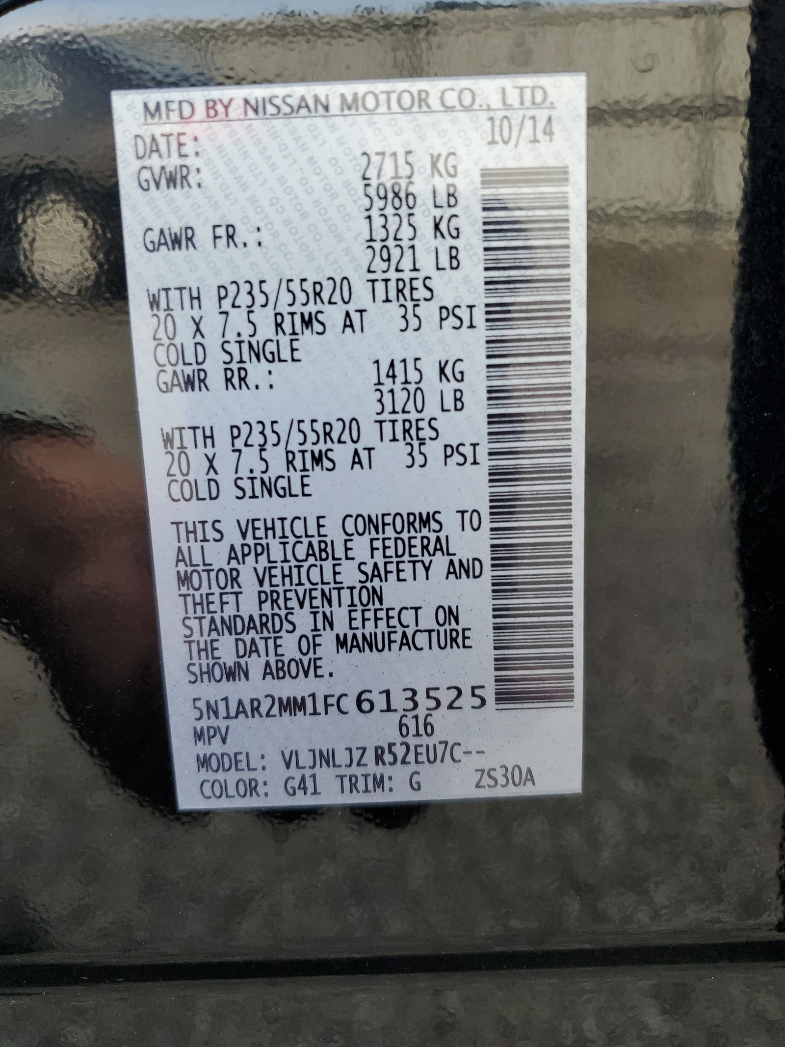 5N1AR2MM1FC613525 2015 Nissan Pathfinder S