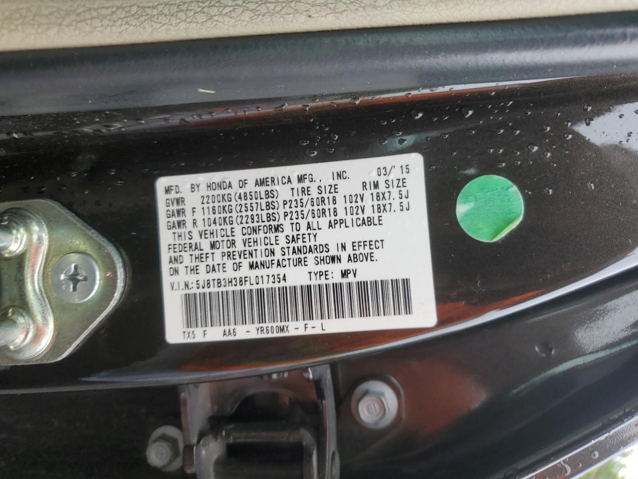 2015 Acura RDX - Image 16