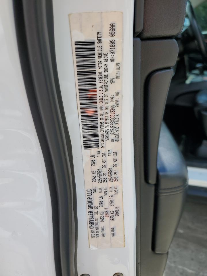 2013 Jeep Grand Cherokee Laredo VIN: 1C4RJFAGXDC513344 Lot: 61206544