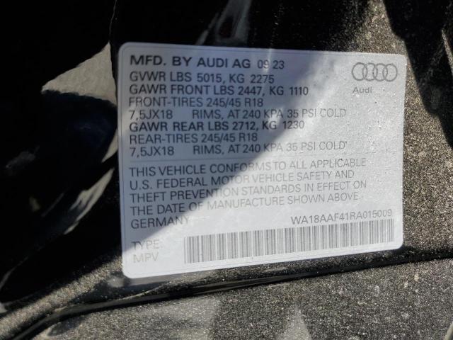 WA18AAF41RA015009 Audi A4 ALLROAD 12