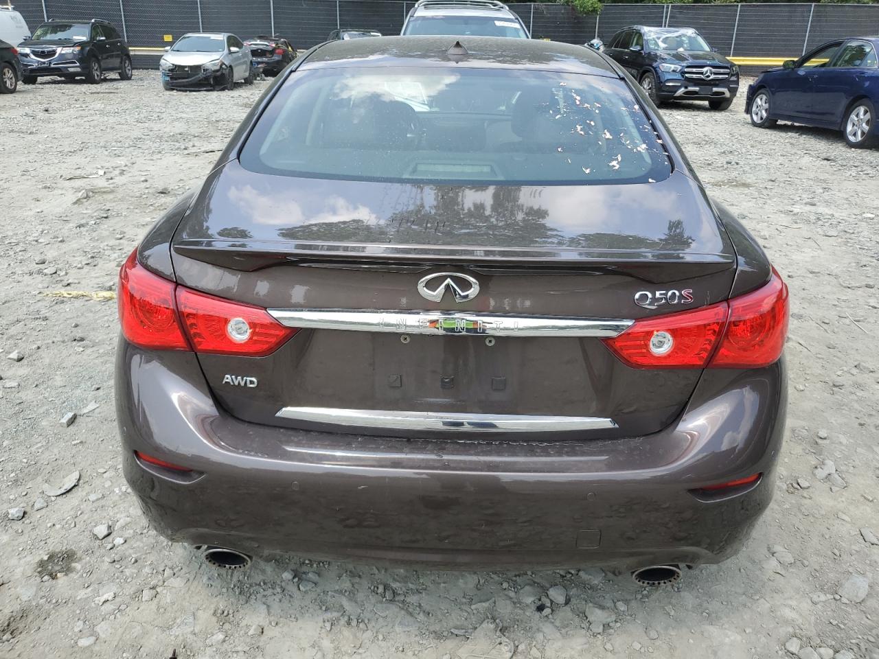 2016 Infiniti Q50 Red Sport 400 VIN: JN1FV7AR0GM451081 Lot: 65065914