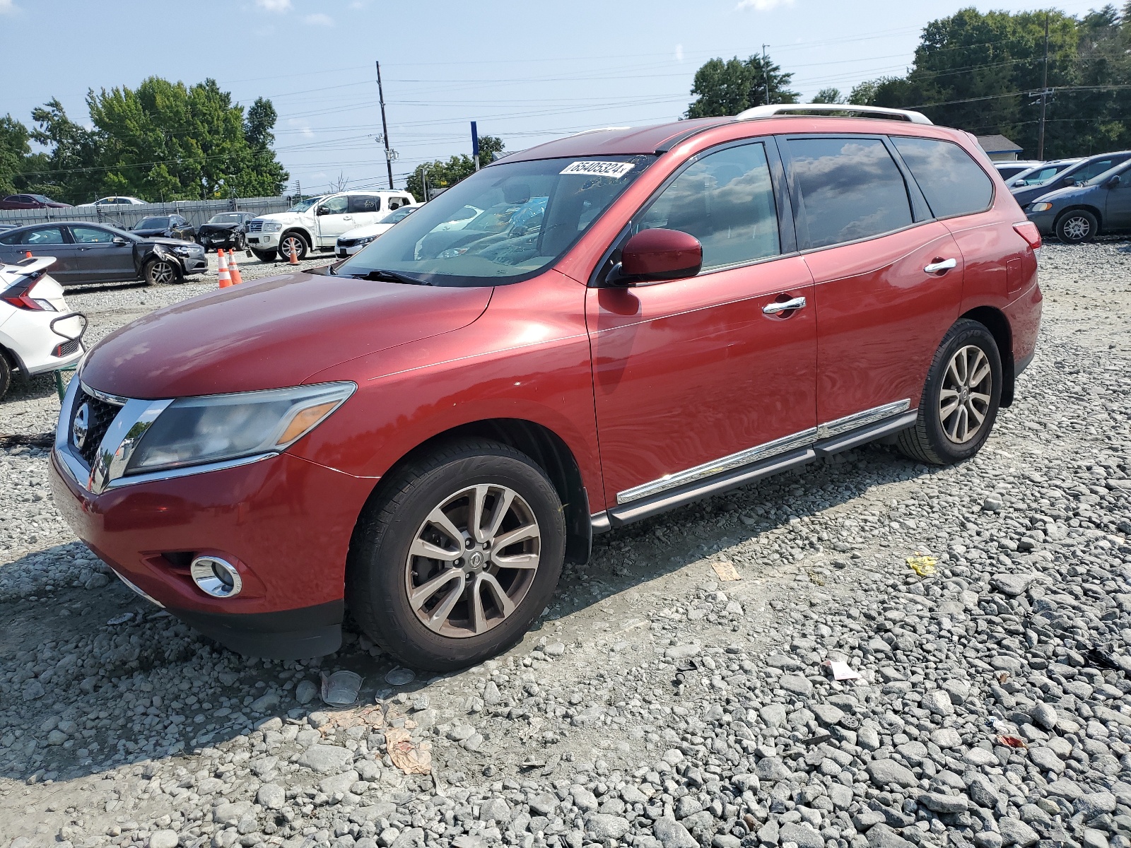 2014 Nissan Pathfinder S vin: 5N1AR2MN2EC697152