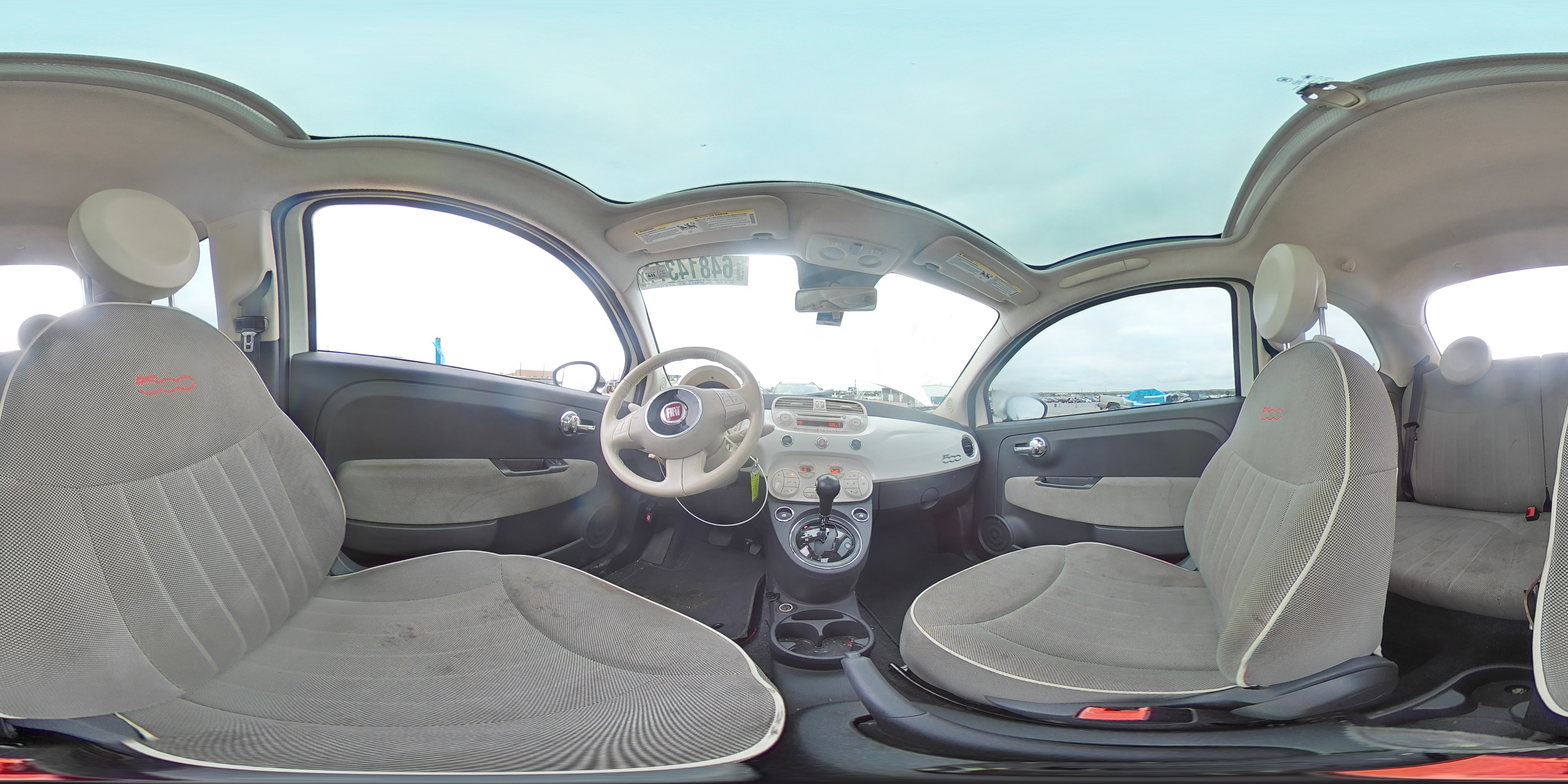 2013 Fiat 500 Lounge VIN: 3C3CFFCR4DT747512 Lot: 64814314