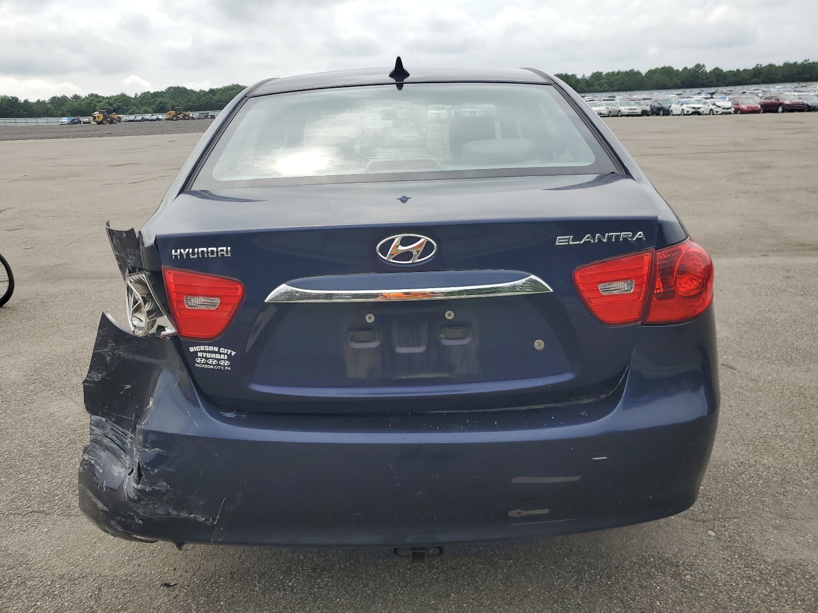 KMHDU4AD4AU153520 2010 Hyundai Elantra Blue