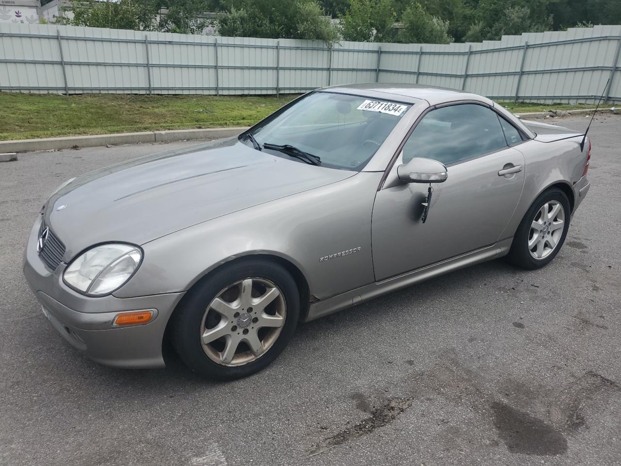 2003 Mercedes-Benz Slk 230 Kompressor VIN: WDBKK49F83F277738 Lot: 63711834