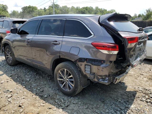  TOYOTA HIGHLANDER 2019 Сірий