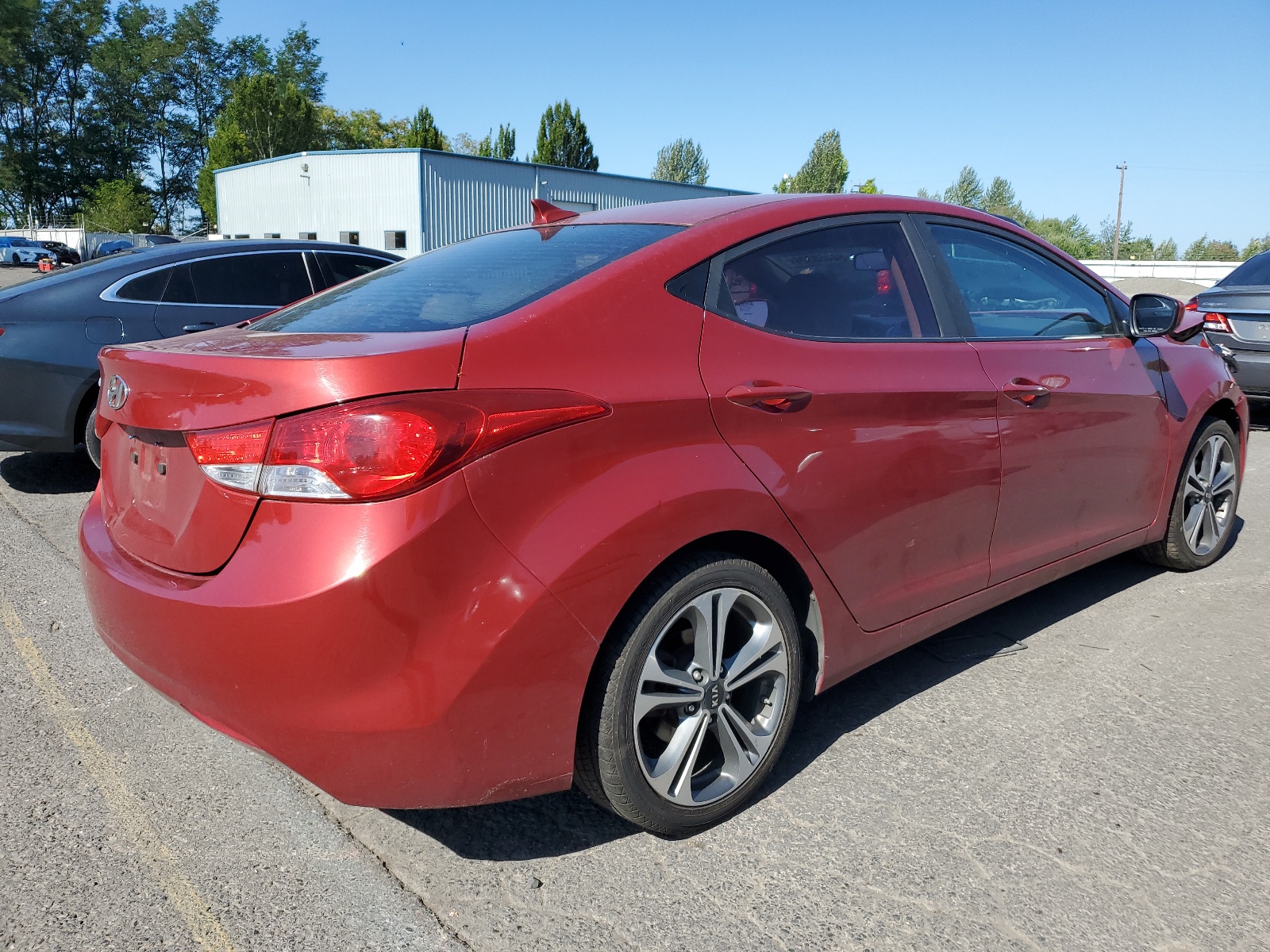 2013 Hyundai Elantra Gls vin: KMHDH4AE7DU518726