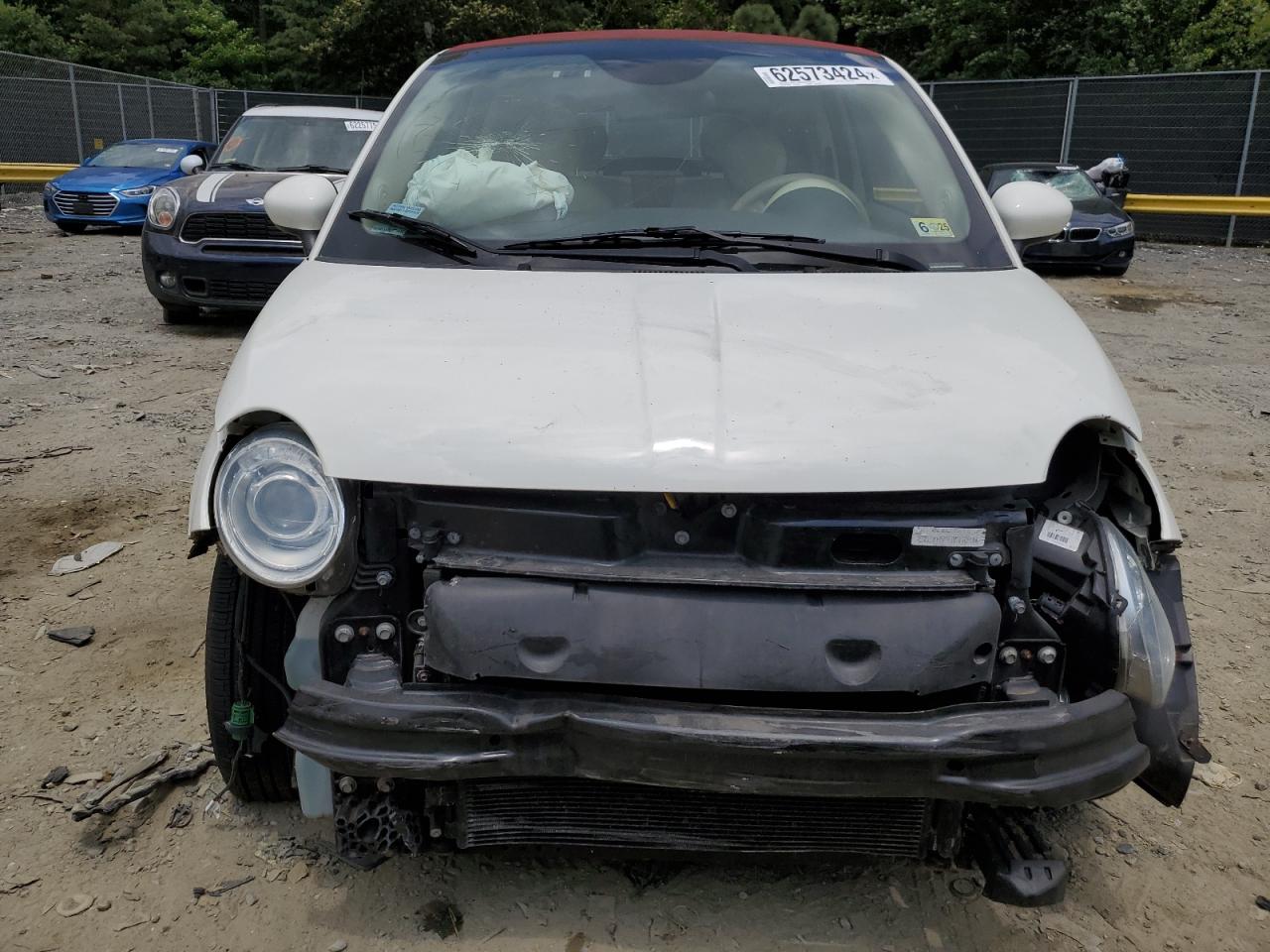 2013 Fiat 500 Pop VIN: 3C3CFFDR1DT615564 Lot: 62573424