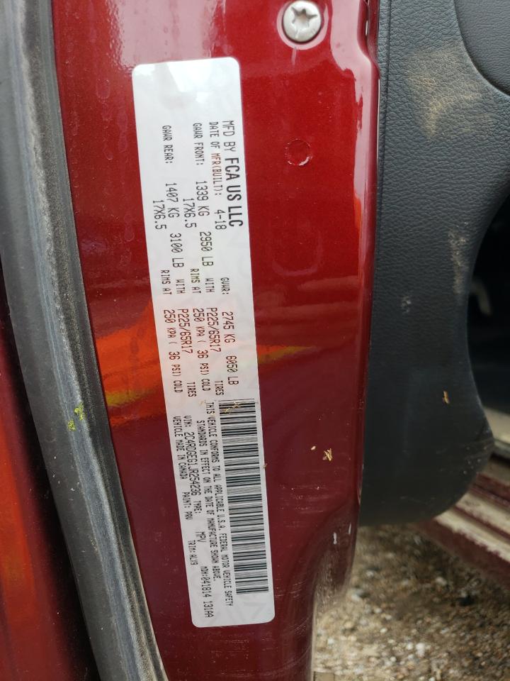 2018 Dodge Grand Caravan Gt VIN: 2C4RDGEG1JR254236 Lot: 61062404