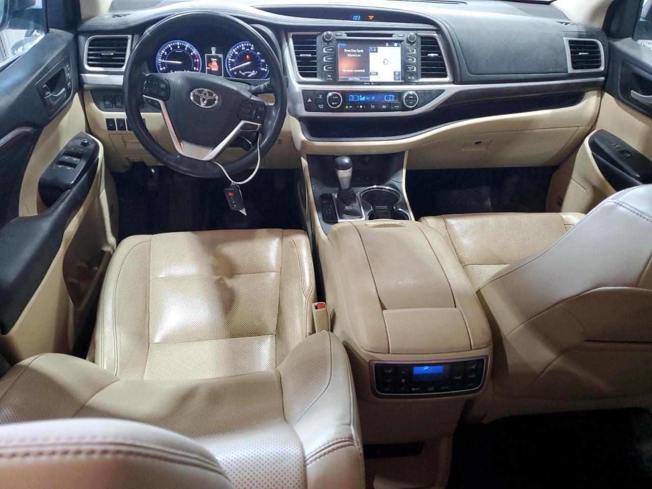 2015 Toyota Highlander Limited VIN: 5TDDKRFH7FS200909 Lot: 62885704