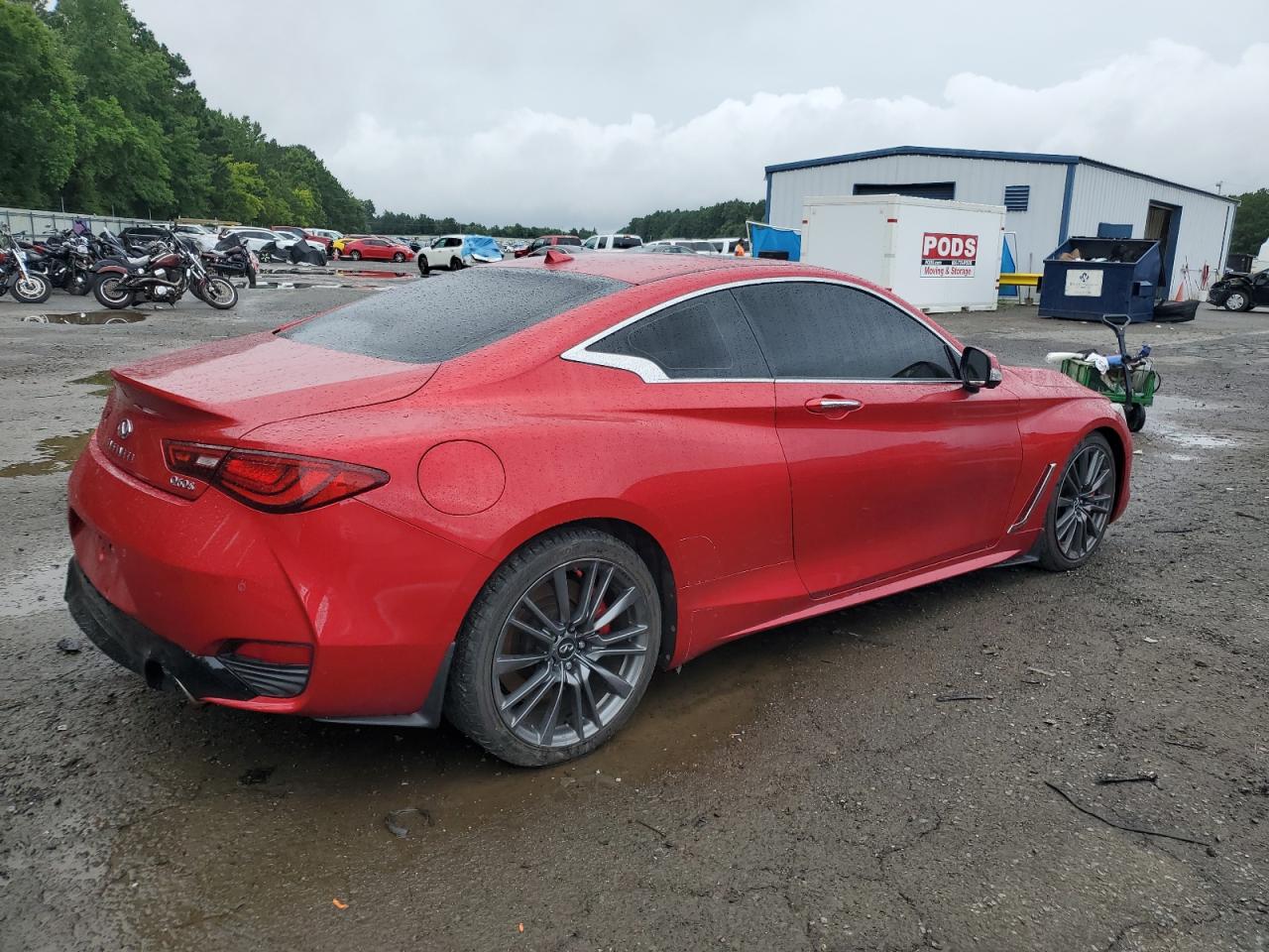 2017 Infiniti Q60 Red Sport 400 VIN: JN1FV7EK1HM611077 Lot: 64377274