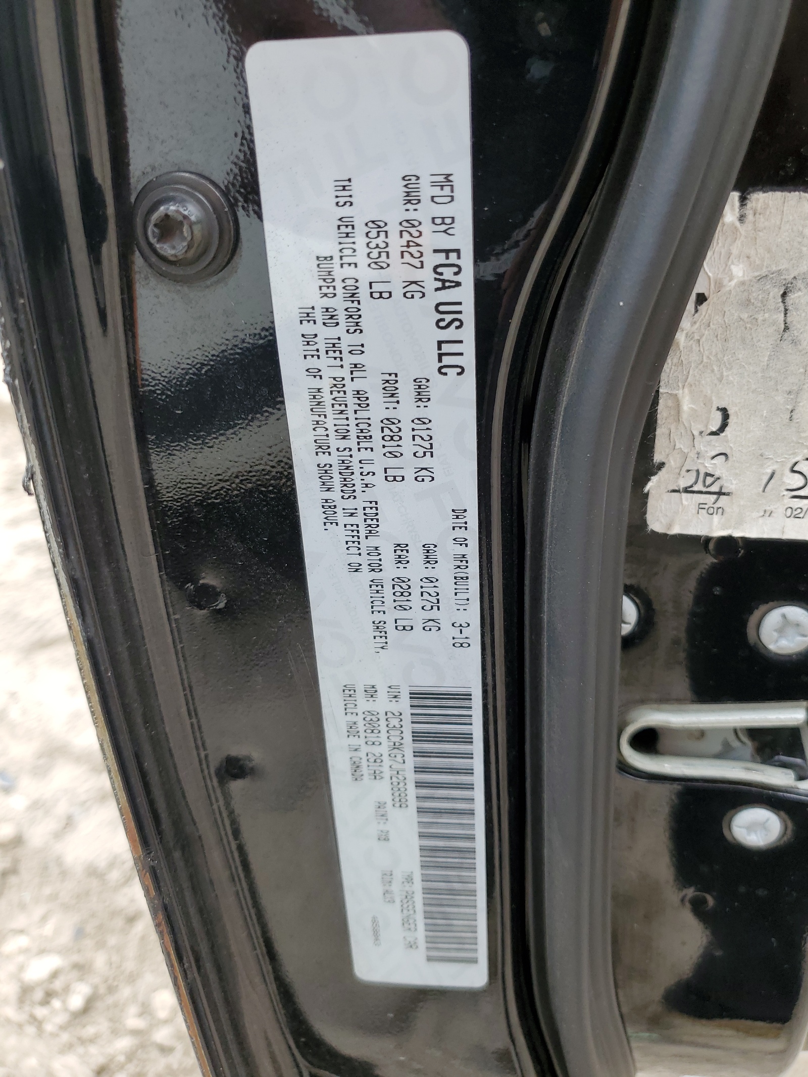 2C3CCAKG7JH268999 2018 Chrysler 300 Limited