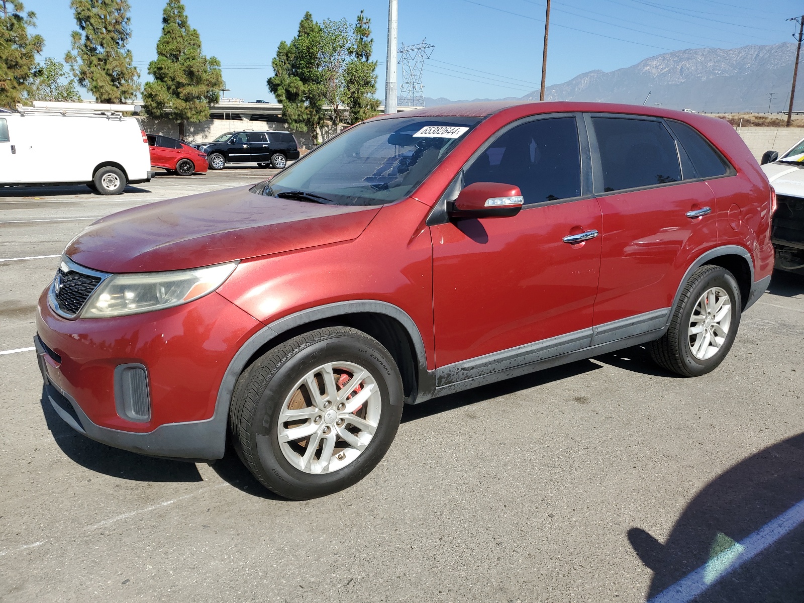 2014 Kia Sorento Lx vin: 5XYKT3A69EG460294