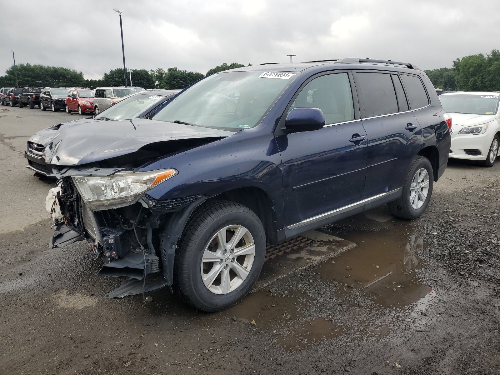 2012 Toyota Highlander Base vin: 5TDBK3EHXCS121008