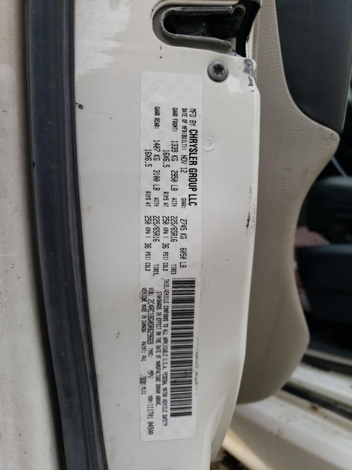 2013 Chrysler Town & Country Touring VIN: 2C4RC1BG0DR629669 Lot: 64467334