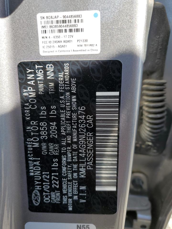 KMHLL4AG9NU263476 2022 Hyundai Elantra Se