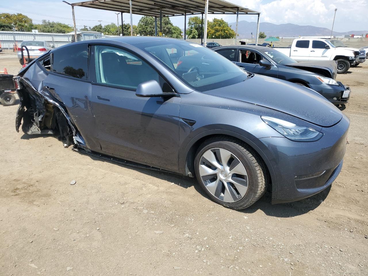 2020 Tesla Model Y VIN: 5YJYGDEE1LF050504 Lot: 64525094