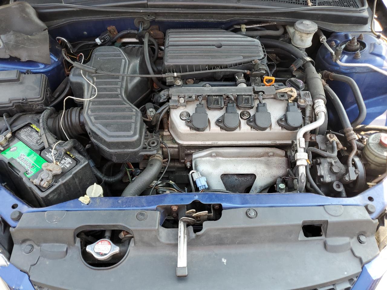 2004 Honda Civic Dx Vp VIN: 1HGEM22104L039527 Lot: 63022054