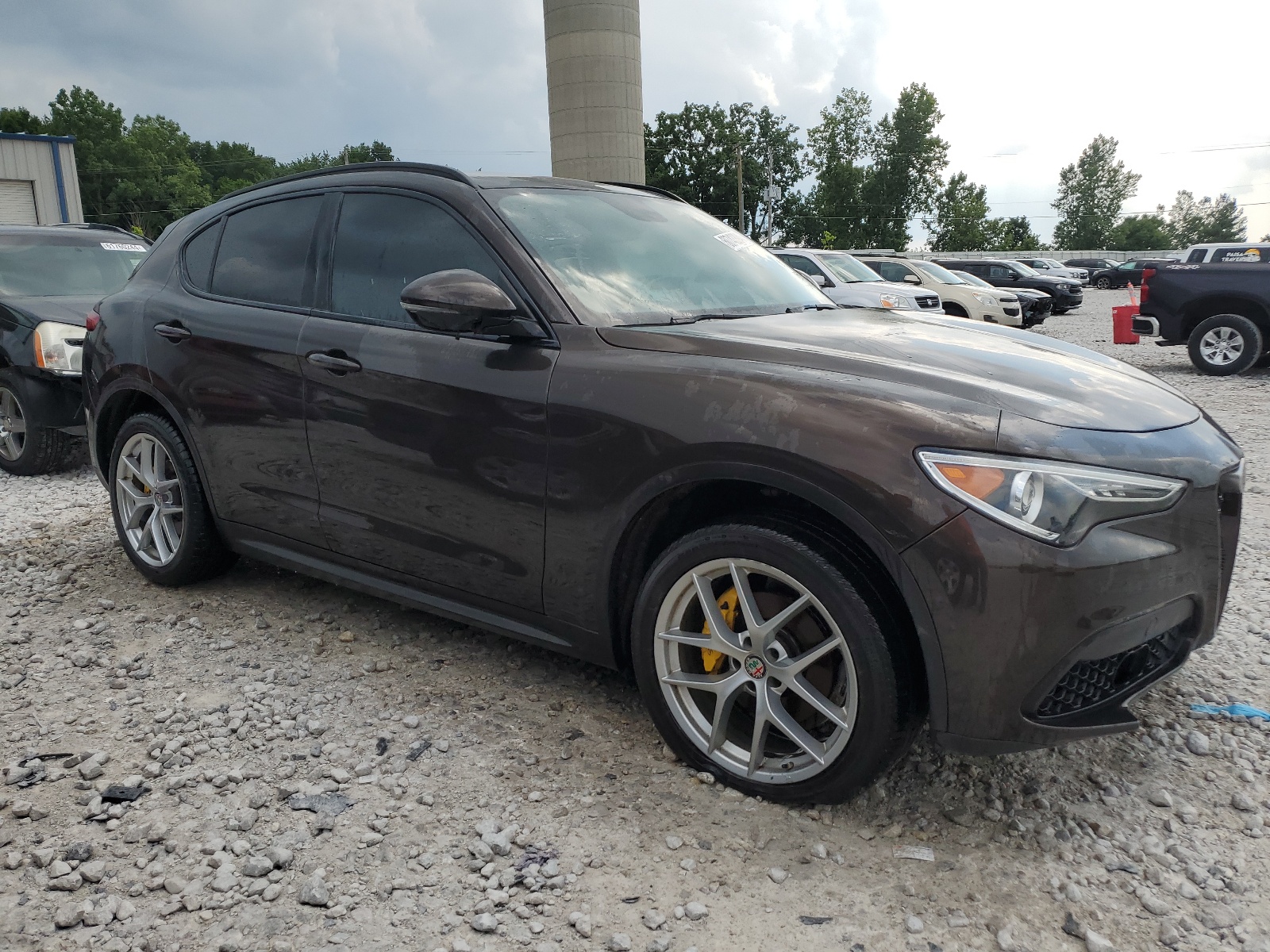 2018 Alfa Romeo Stelvio Ti Sport vin: ZASFAKNN3J7C28744