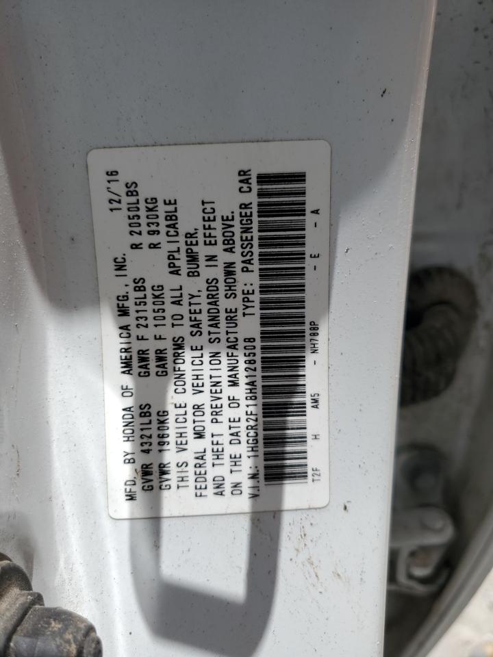 1HGCR2F18HA128508 2017 HONDA ACCORD - Image 12