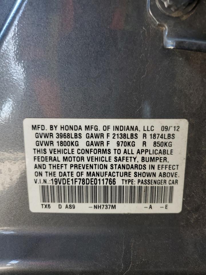 19VDE1F78DE011766 2013 Acura Ilx 20 Tech