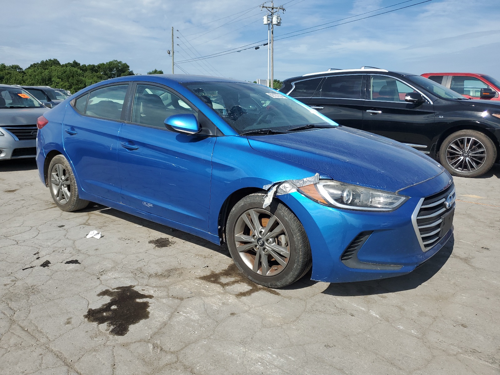 2018 Hyundai Elantra Sel vin: 5NPD84LF0JH215903