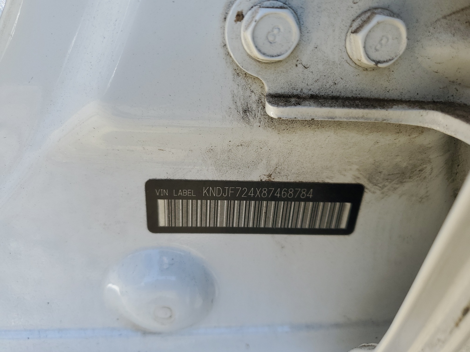 KNDJF724X87468784 2008 Kia Sportage Lx