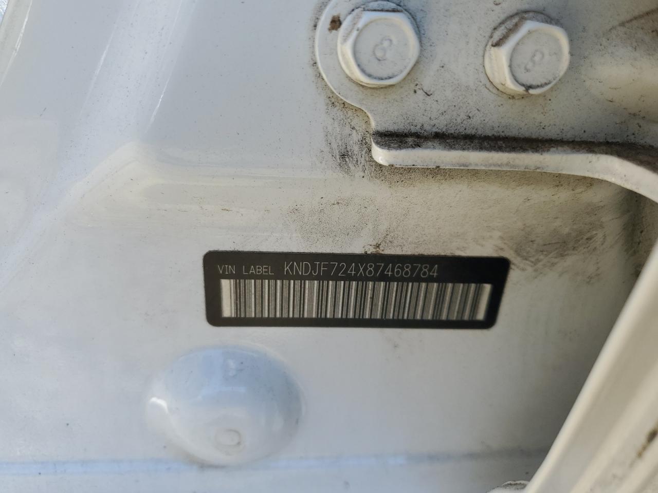 2008 Kia Sportage Lx VIN: KNDJF724X87468784 Lot: 62516744