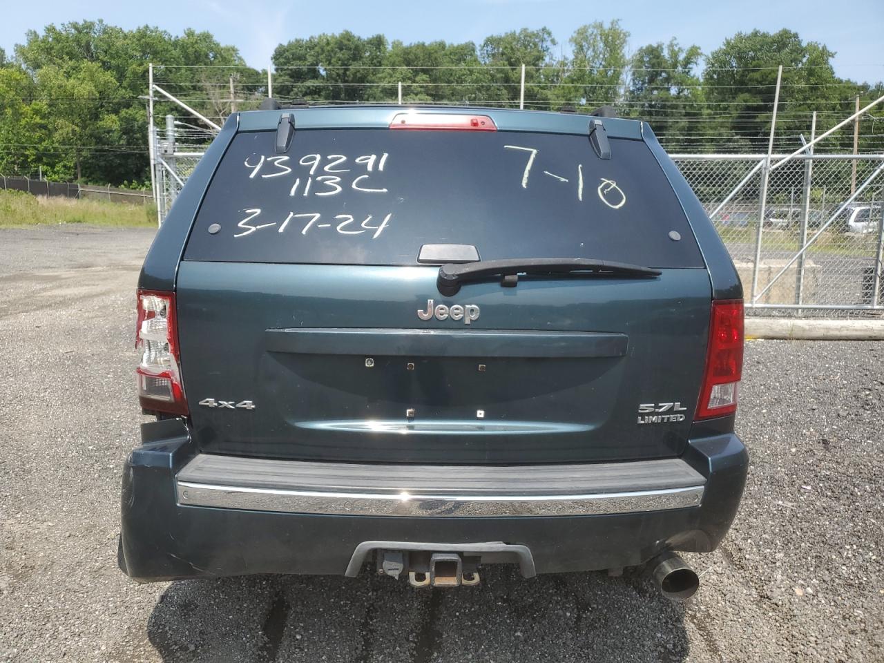 2005 Jeep Grand Cherokee Limited VIN: 1J8HR58215C646514 Lot: 64793214