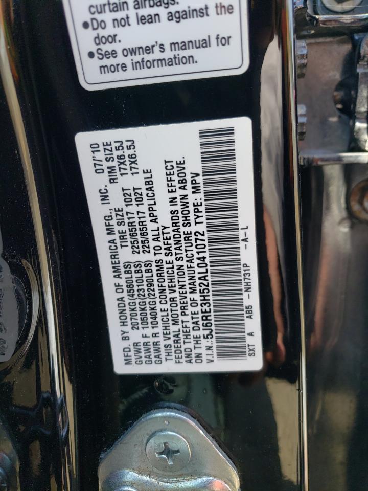 2010 Honda Cr-V Ex VIN: 5J6RE3H52AL041072 Lot: 64474474